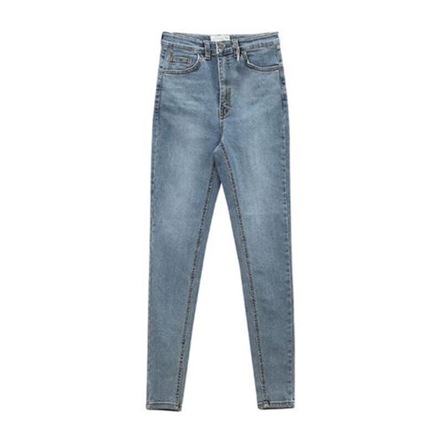 Popular Denim Pants Summer Pure Color All Match Jeans Slim Female Pencil Jeans for Dating.