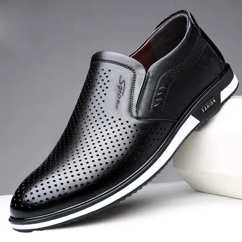 New Leisure Shoes Men's Fashion Leather Shoes Wholesale