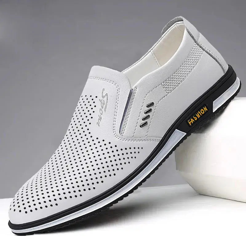 New Leisure Shoes Men's Fashion Leather Shoes Wholesale