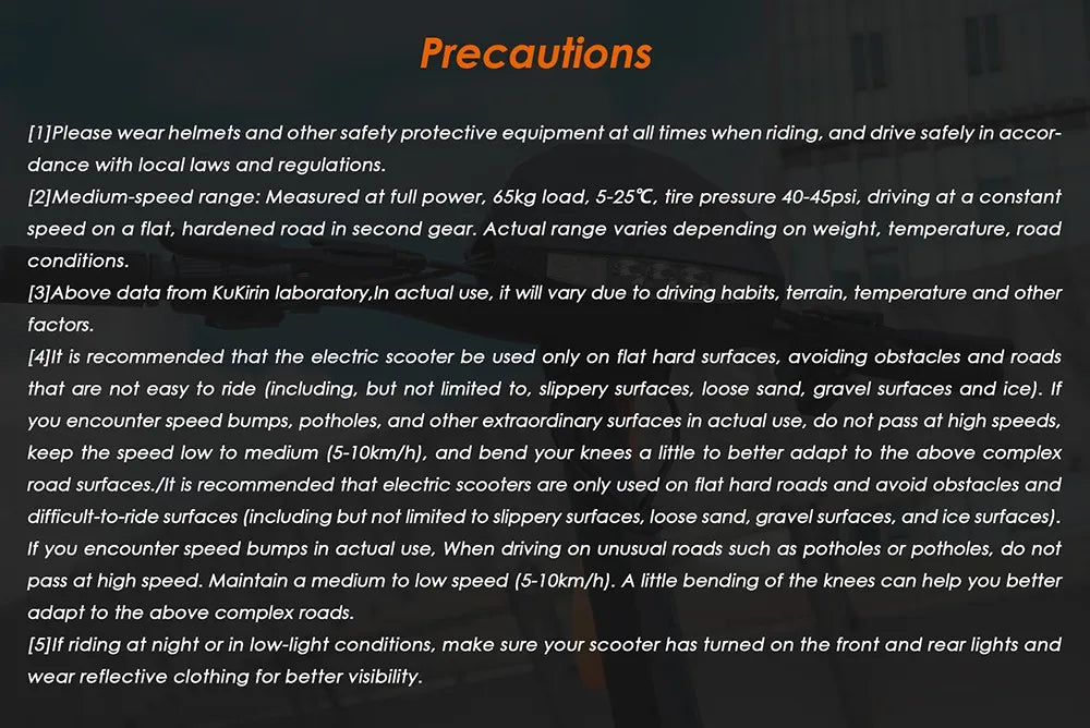 KuKirin G3 Electric Scooter 10" Off-road 1200W Motor 52V 18Ah Lithium battery Max Speed 50km/h, Shock arm Suspension 63km Range