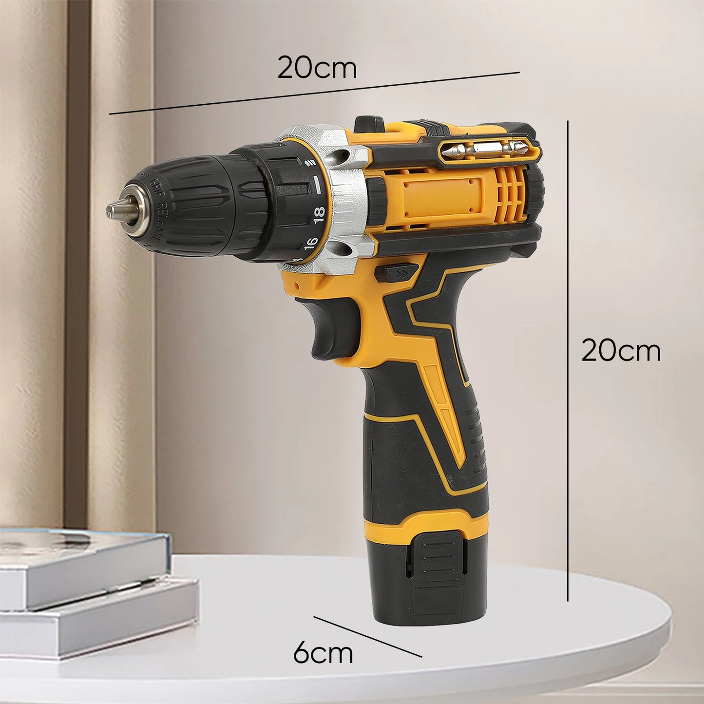 55 Nm Drehmoment Elektrofahrer Elektrischer Elektrofahrer Hand Elektrischer Antrieb Elektrowerkzeug-Set Multifunktionale Zubehörbox-Konditionierung