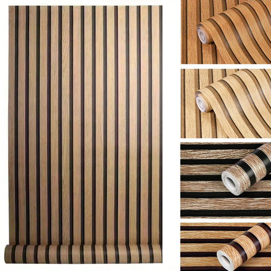 Vinyl Decorative Film Wood Grain Sticker Home Decor Waterproof Wallpaper Wall Paper Roll Furniture Self Adhesive PVC Cabinet