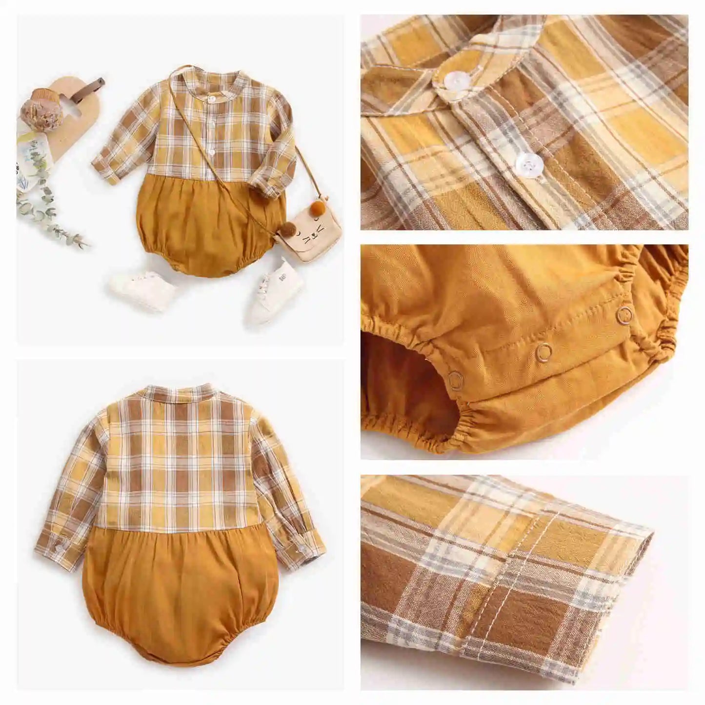 Sanlutoz Herbst Baby Jungen Bodys Kleinkind Kleidung Onesies Mode Langarm
