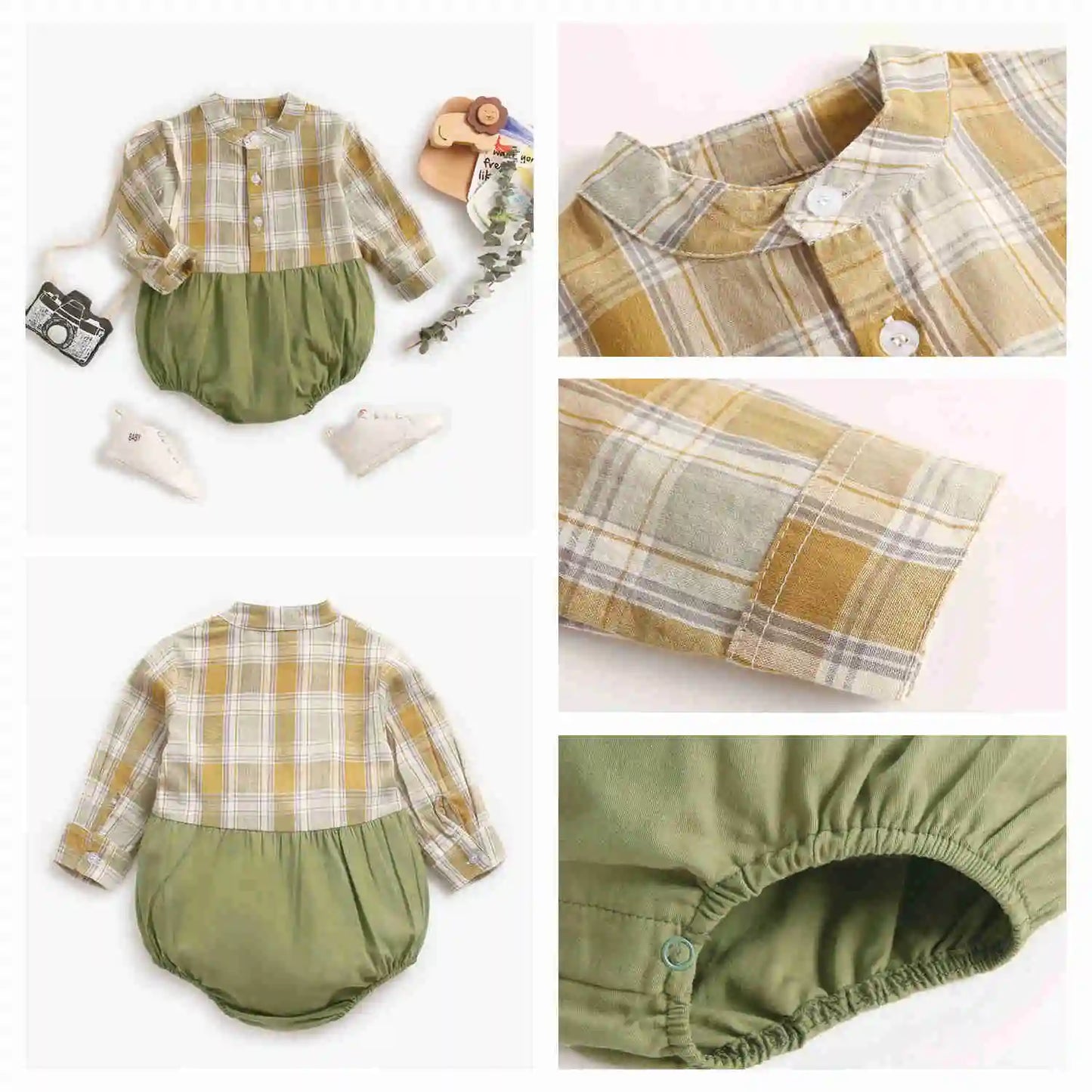 Sanlutoz Herbst Baby Jungen Bodys Kleinkind Kleidung Onesies Mode Langarm