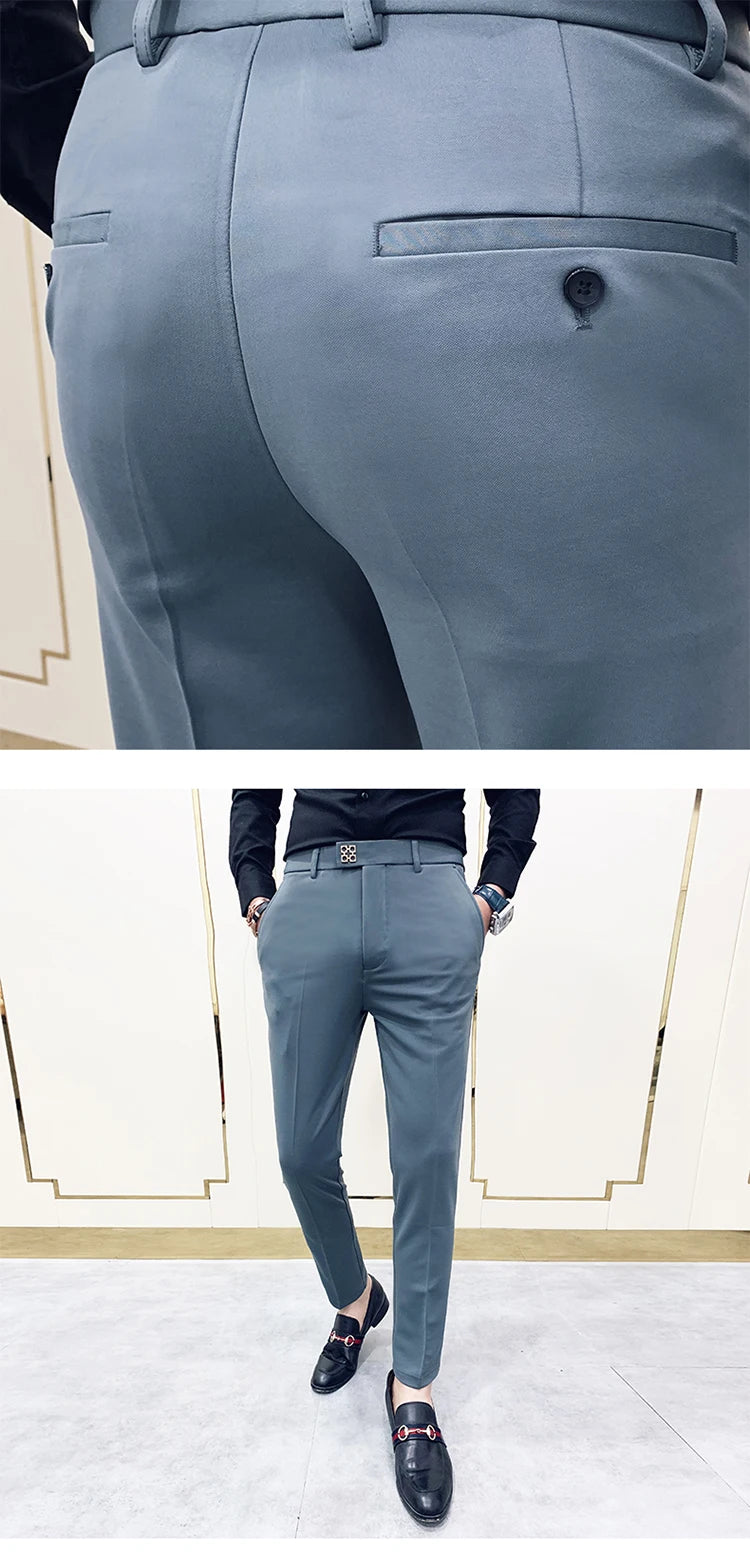 Frühling und Herbst männer Hosen Mode Koreanische Dünne männer Casual Knöchel Hosen Streetwear männer Hosen männer Schwarz grau
