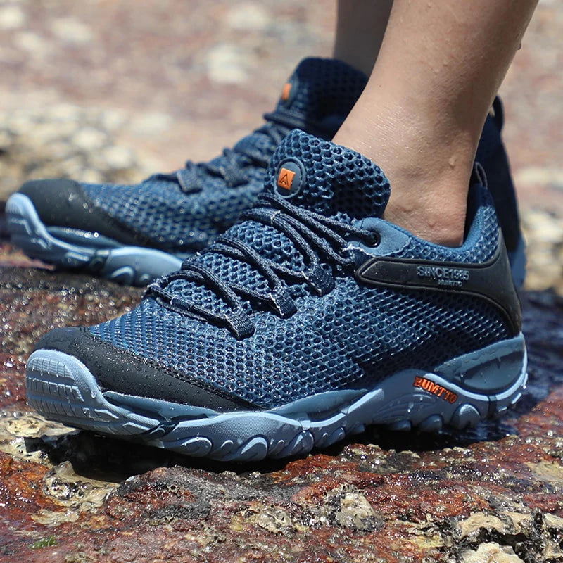 HUMTTO Sommer Wandern Turnschuhe Schuhe für Männer 2021 Atmungsaktive Outdoor Trekking Sport Herren Wasser Schuhe Klettern Walking Mann Schuhe