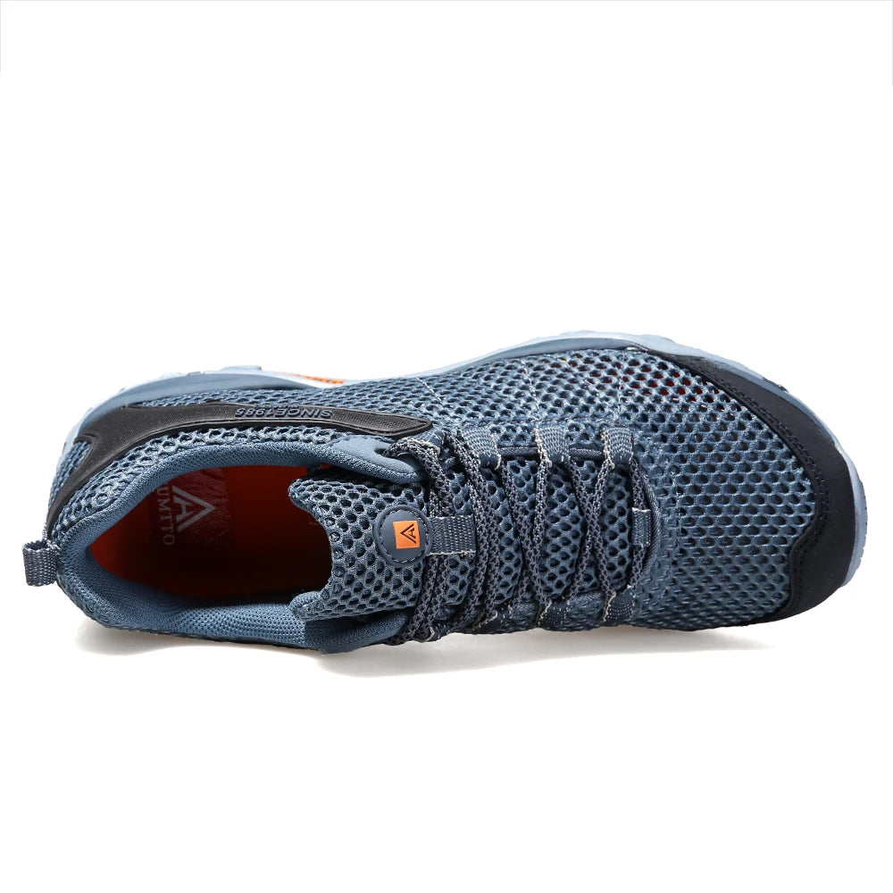 HUMTTO Sommer Wandern Turnschuhe Schuhe für Männer 2021 Atmungsaktive Outdoor Trekking Sport Herren Wasser Schuhe Klettern Walking Mann Schuhe
