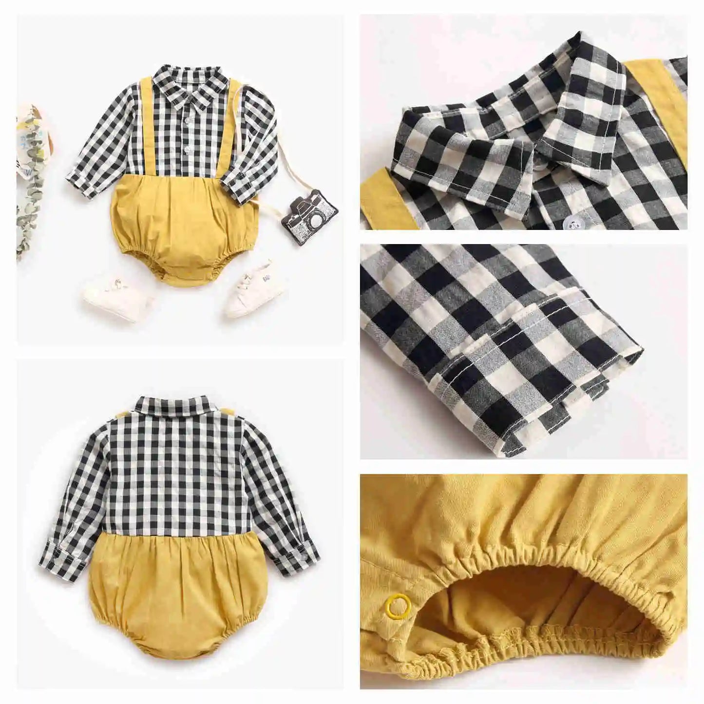 Sanlutoz Herbst Baby Jungen Bodys Kleinkind Kleidung Onesies Mode Langarm
