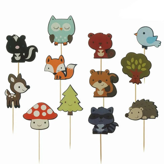 Woodland Tier Dschungel Wald DIY Party Decor Woodland Geburtstag Party Baby Shower Decor Kinder Geburtstag Partei Liefert.