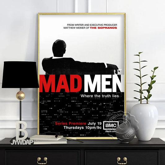 Mad Men Season TV Series Canvas Painting Wall Art Home Poster Art Decor Painting Wall Pictures Living Room Modern Decoration.