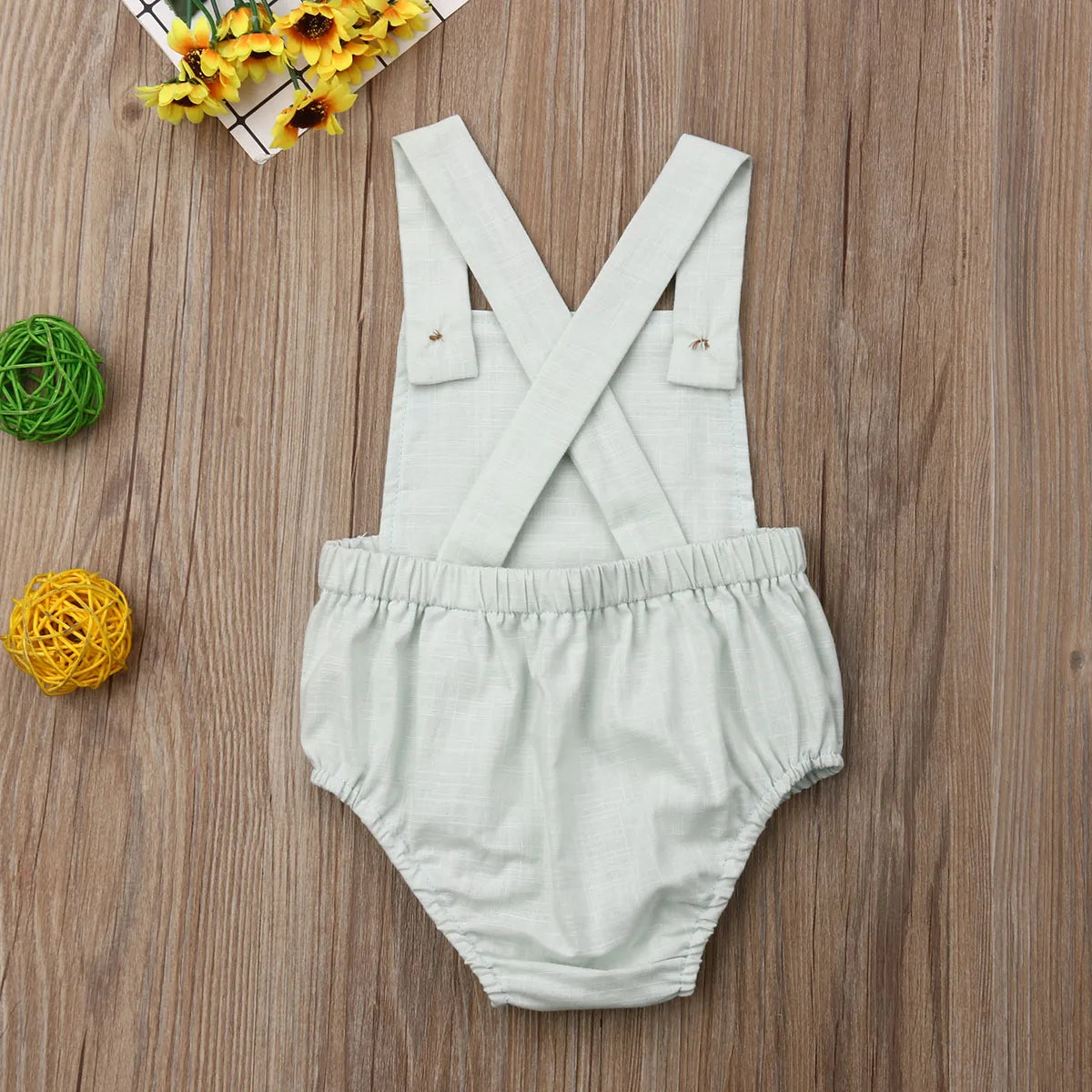 0-3y Baby Sommerkleid ung Neugeborene Baby Boy Mädchen Baumwolle Bodysuit gestreift solide lässige Overall Outfits Sonnen anzug