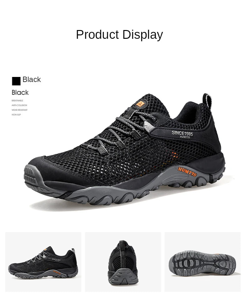 HUMTTO Sommer Wandern Turnschuhe Schuhe für Männer 2021 Atmungsaktive Outdoor Trekking Sport Herren Wasser Schuhe Klettern Walking Mann Schuhe