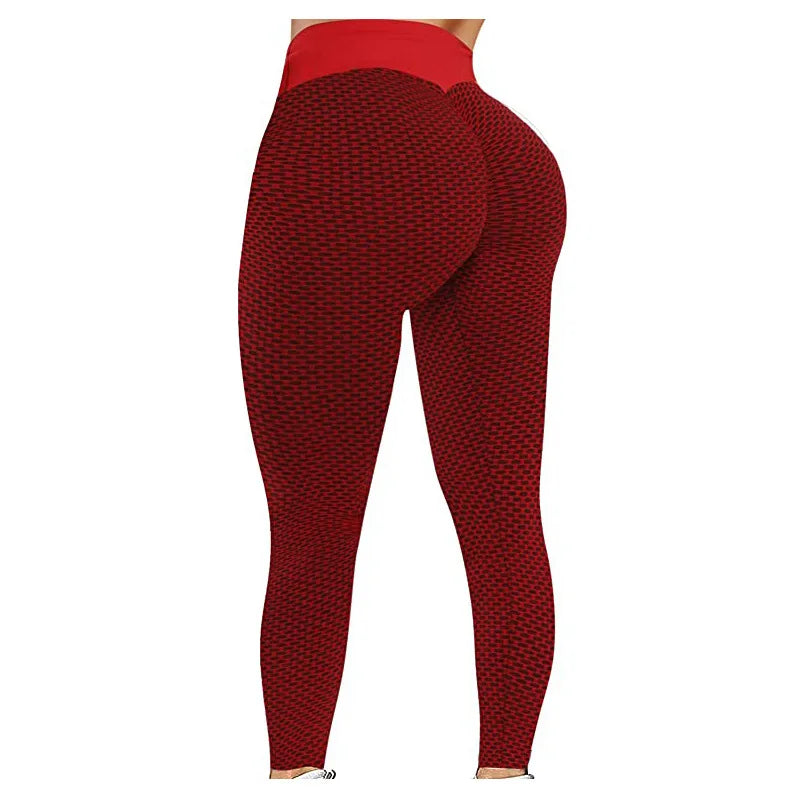 Wholesale Sexy Women Solid Butt Lifting High Waist Workout Gym Fitness Yoga Pants Tik Tok Tiktok Leggings