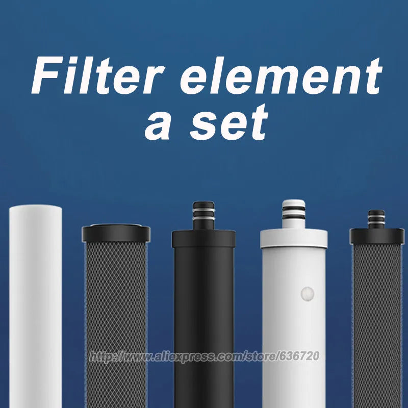 0.01μm Stainless Stee Ultra-Filtration Under Sink Water Filter System, Reduces 99.99% of Chlorine, Bad Taste & Odor.