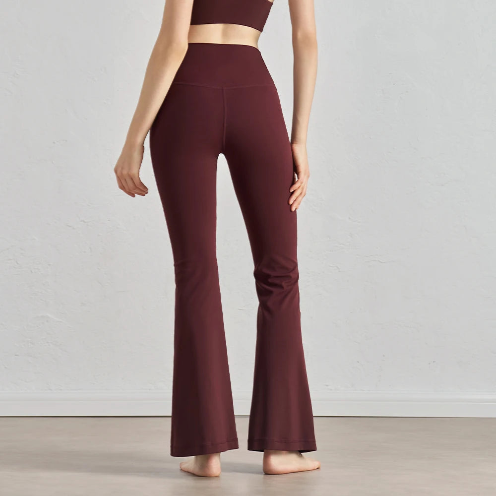 Nuls Young Series High Waist Women Yoga Pants Custom Leggings Bell-Bottoms Yoga Pants