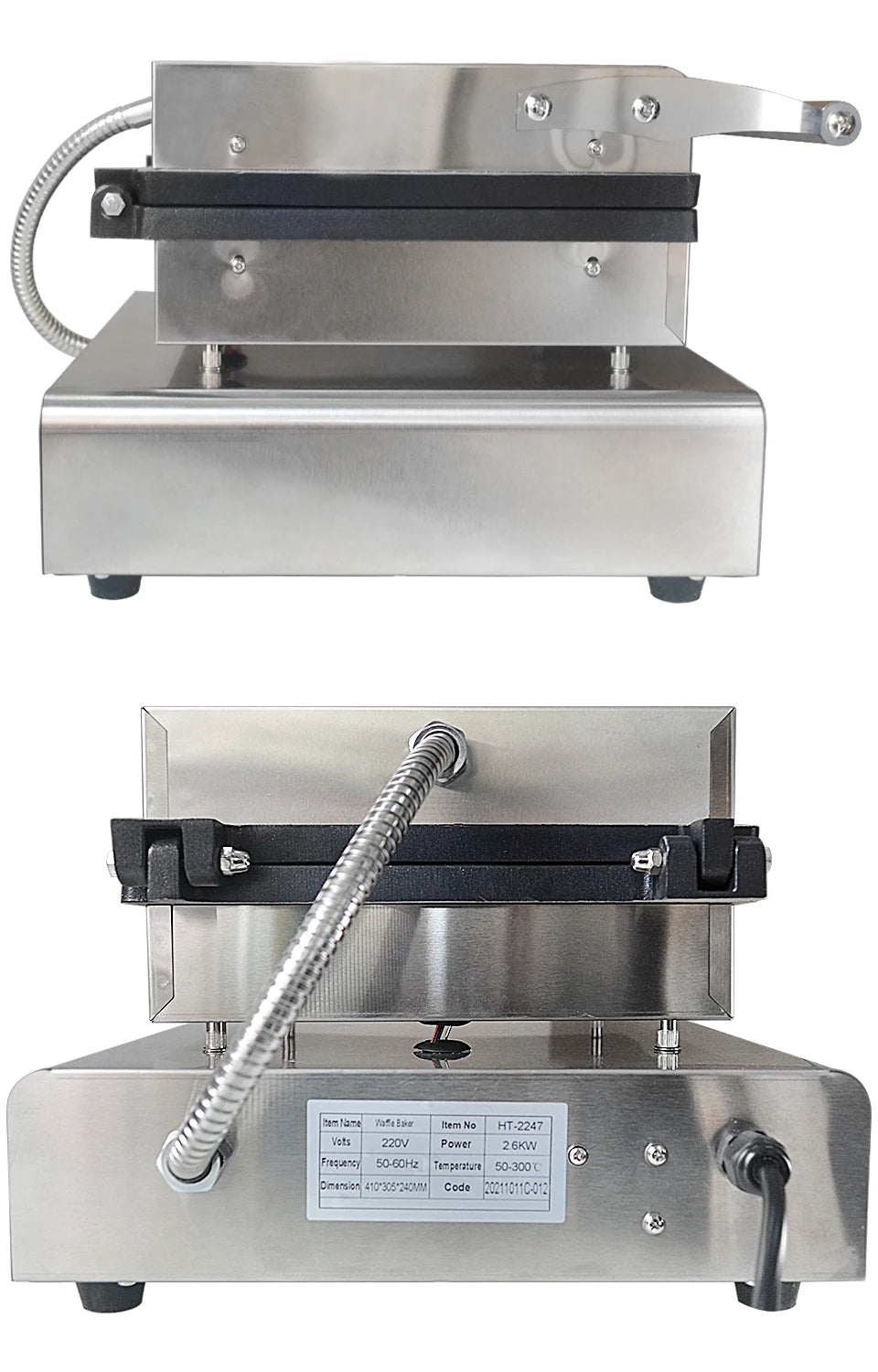 XEOLEO Electric Waffle Maker 850W Round Ball Waffle Machine 4cm Waffle Making Machines Non-stick takoyaki maker