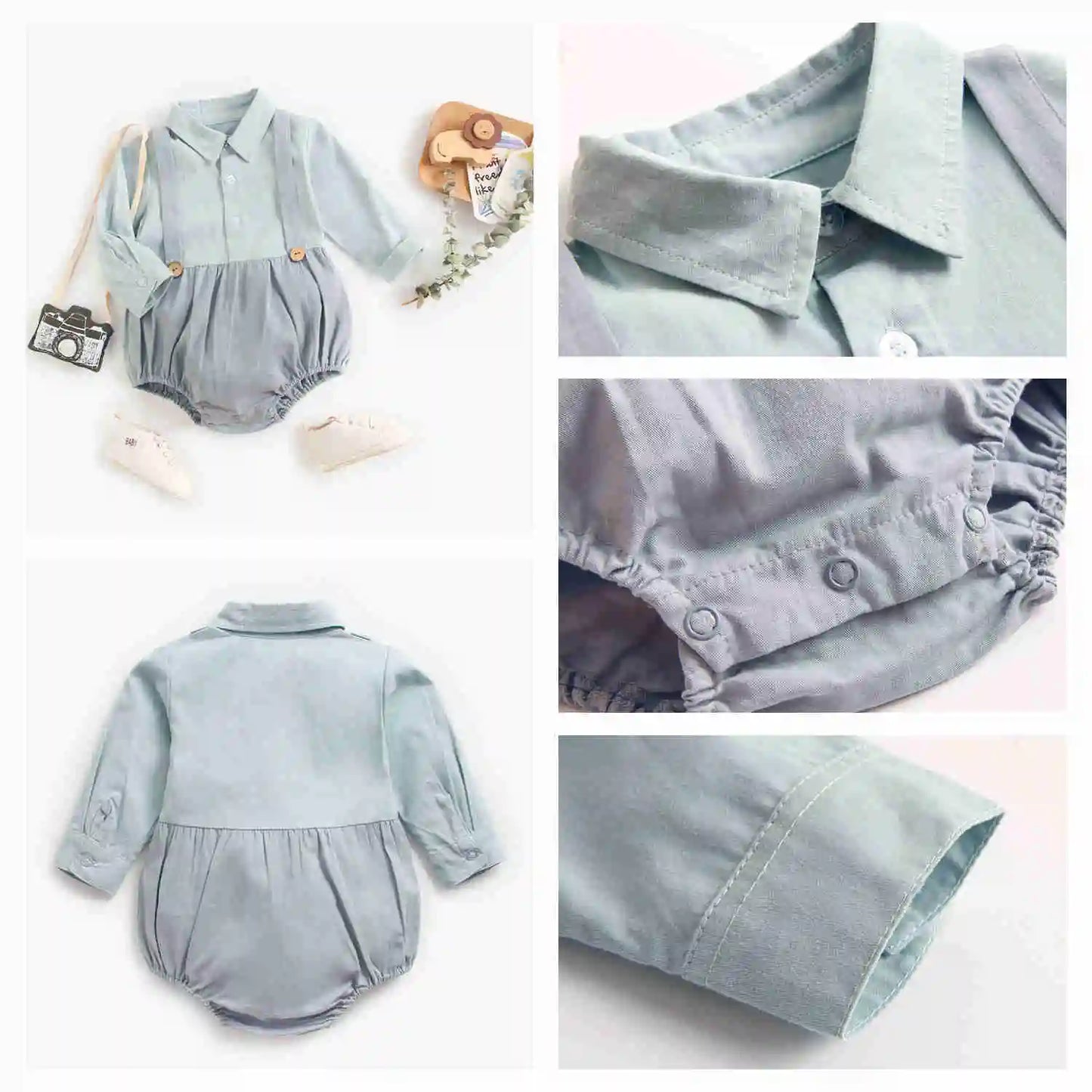 Sanlutoz Herbst Baby Jungen Bodys Kleinkind Kleidung Onesies Mode Langarm