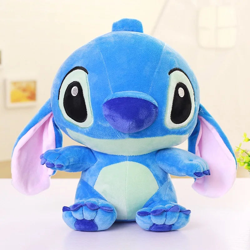 35-65cm Disney Aoger Lilo & Stitch Stuffed Plush Doll Edition Stitch Rose Doll Creative Kawaii Pillow Toy Birthday Gift For Girl.