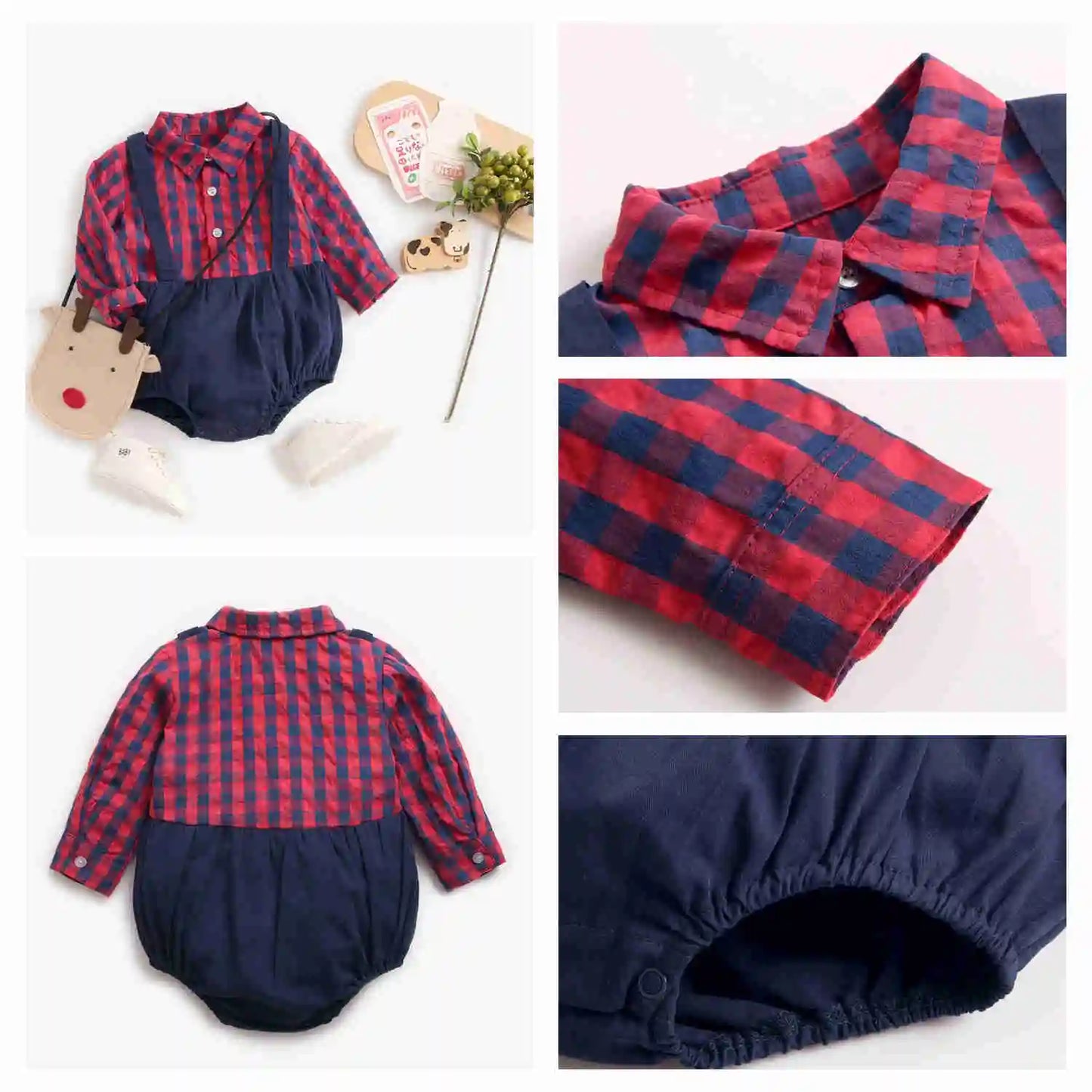 Sanlutoz Herbst Baby Jungen Bodys Kleinkind Kleidung Onesies Mode Langarm