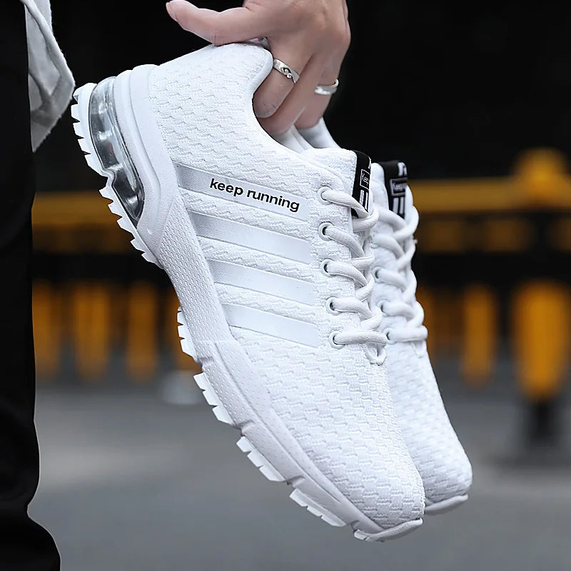 2023 neu in Herren schuhen lässig weiße Turnschuhe Mesh Sommer atmungsaktiv strap azier fähig Slip-On sportliche Tenis Schuhe Männer große Größe