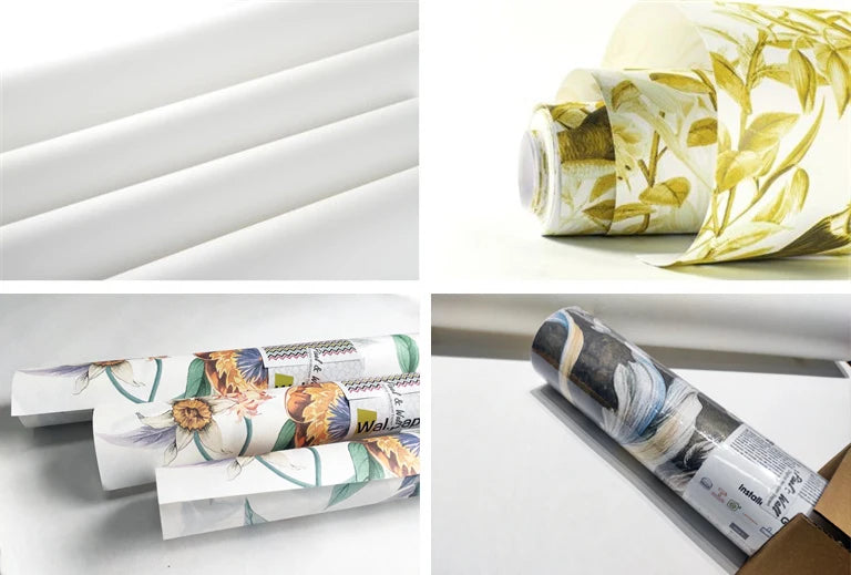 Waldleben Tapete Tapete. Beige Tapete mit Tieren im Waldstil mit Kaninchen und kleinem Prärenhund