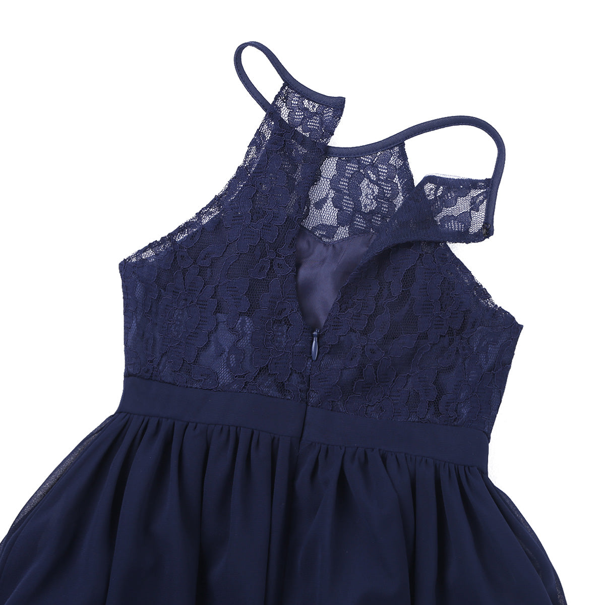 Sommer Mode Blume Mädchen Kleid Hochzeit Geburtstag Party Kinder Lange Kleid Vestido Elegante Halter Neck Floral Spitze Prinzessin Kleid