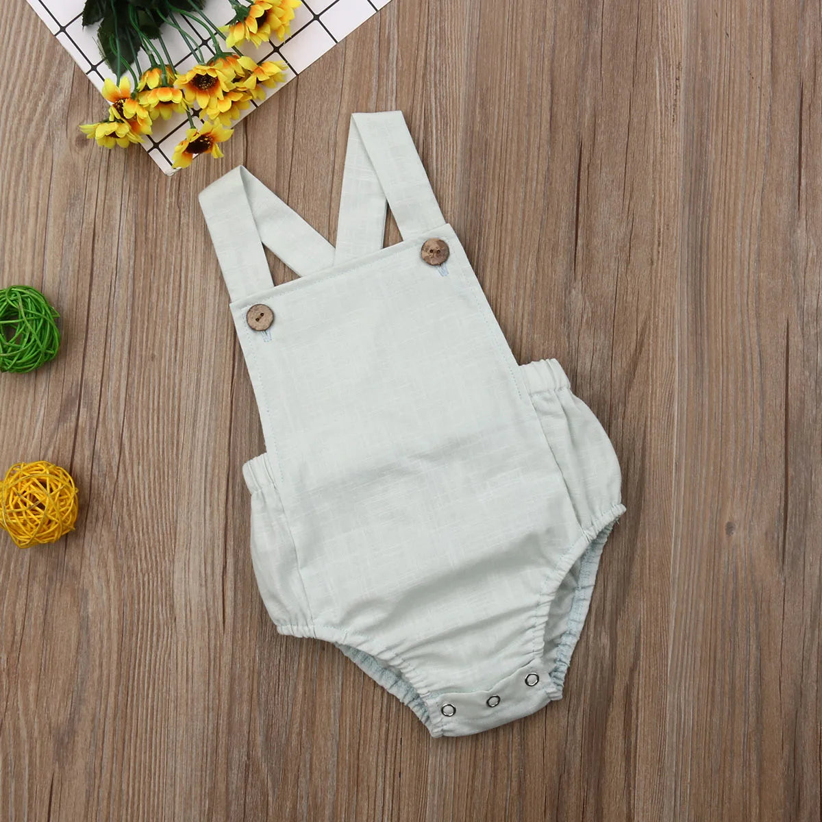 0-3y Baby Sommerkleid ung Neugeborene Baby Boy Mädchen Baumwolle Bodysuit gestreift solide lässige Overall Outfits Sonnen anzug