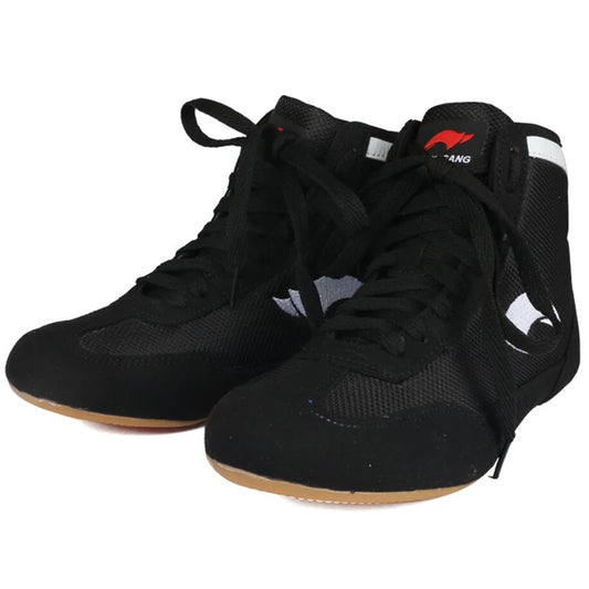 women Men Boxing boots Wrestling Shoes gear Combat Sneakers gym equipment training fighting boots Plus Size 35-46.