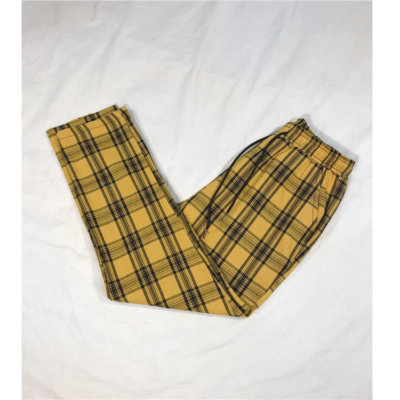 LAPPSTER Frauen Streetwear Plaid Hosen 2020 Harajuku Hohe Taille Jogger Koreanische Stil Jogginghose Damen Herbst Hosen Plus Größe