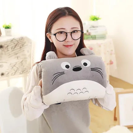 Kids cute gift Cartoon hand pillow Hand Warmer Nap weak hero class 1 arm pillow suho Non electrical Travel essentials.