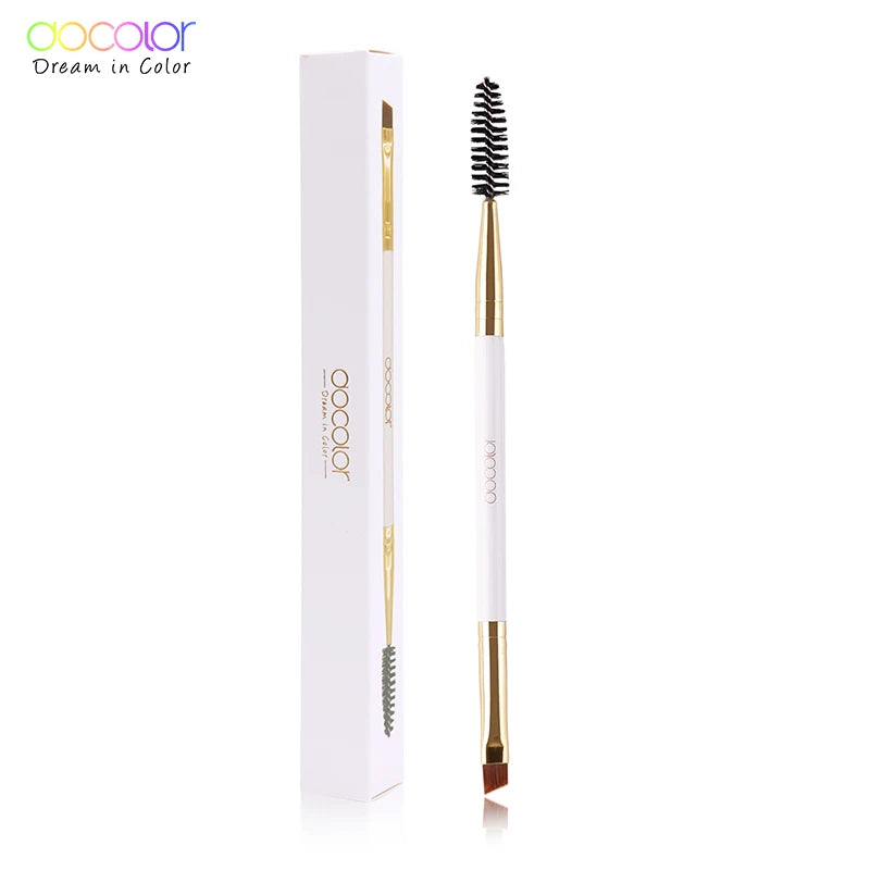 Docolor Eyebrow Brush+Eyebrow Comb Beauty Eyebrow Brush Professional Makeup Brushes For Eye Brow Brush Eye Blending Brush.