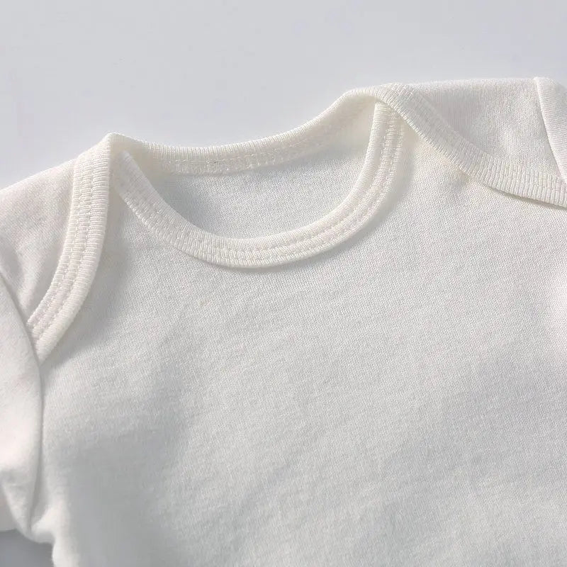 Winter Herbst Baumwolle Baby Strampler Weiß Langarm Bodys für Kind Baby Mädchen Jungen Kleidung