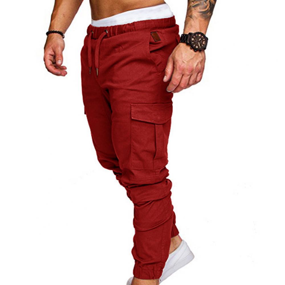 50%HOT2022 Neue männer Casual Jogging Hosen Einfarbig Tasche Hosen Sport Hosen männer Hosen Straße Hüfte Halen Jogging hosen