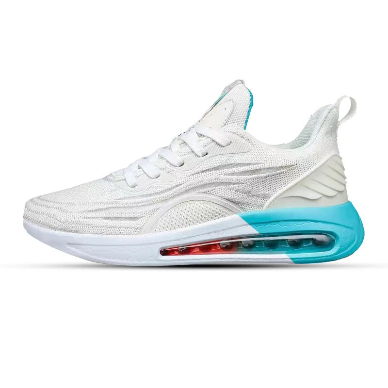 Y 39-44 Men's New Air-cushioned Mesh Casual Shoes with Thick Soles to Increase the Height of Running Sneakers