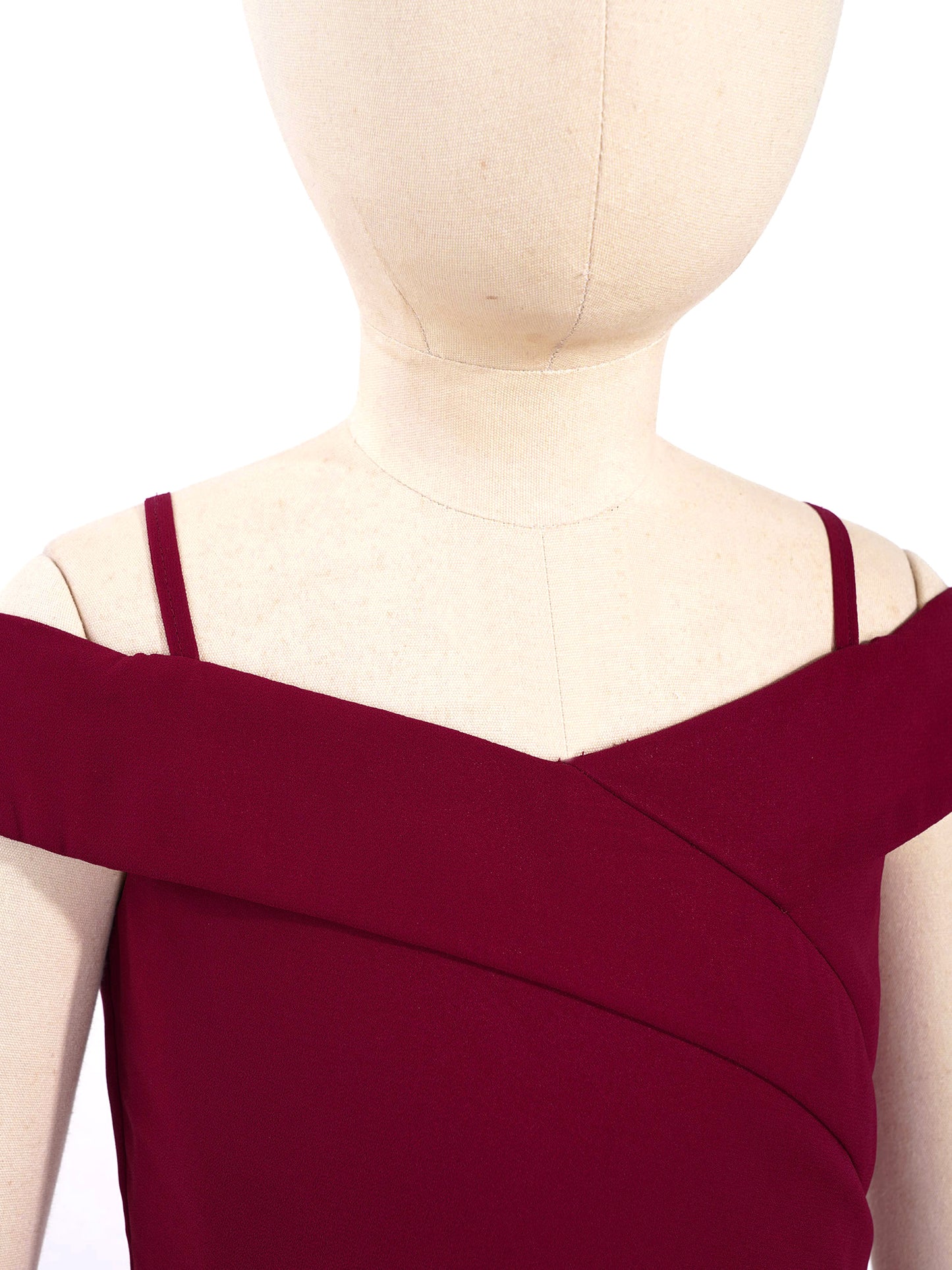 Elegantes Chiffon-Partykleid für Mädchen, schulterfrei, verstellbarer Spaghettiträger, bodenlanges Maxikleid für Hochzeit, Geburtstag, Abend