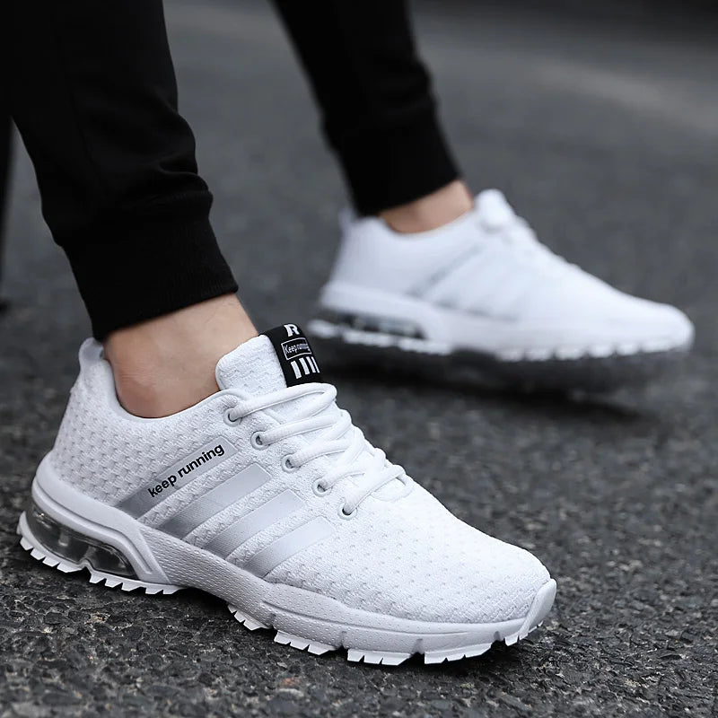 2023 neu in Herren schuhen lässig weiße Turnschuhe Mesh Sommer atmungsaktiv strap azier fähig Slip-On sportliche Tenis Schuhe Männer große Größe