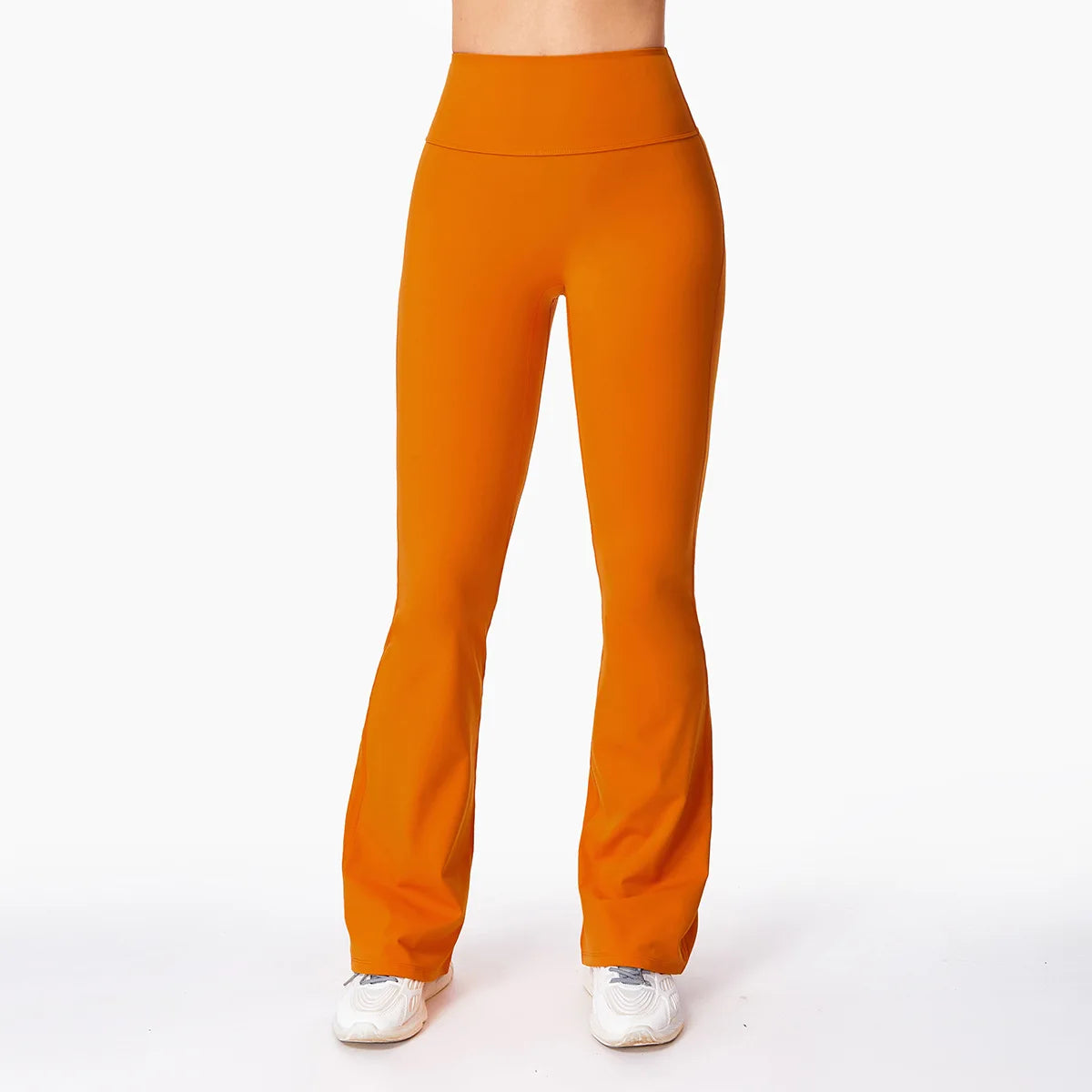 New Arrival Lulu Micro Stretch Wide Leg High Waist Yoga & Fitness Pants Naked Sports Wear Solid Pattern for Running Exercise