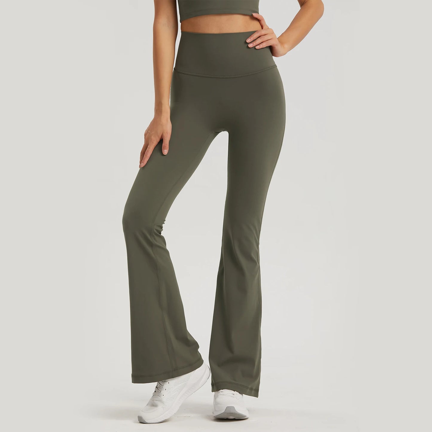 Nuls Young Series High Waist Women Yoga Pants Custom Leggings Bell-Bottoms Yoga Pants