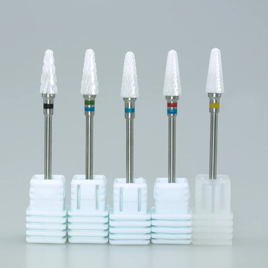 EasyNail 1pcs Mill Ceramic Nail Drill Bits For Electric Manicure Machines Pedicure Nail Art Salon Polish Tools M0610.