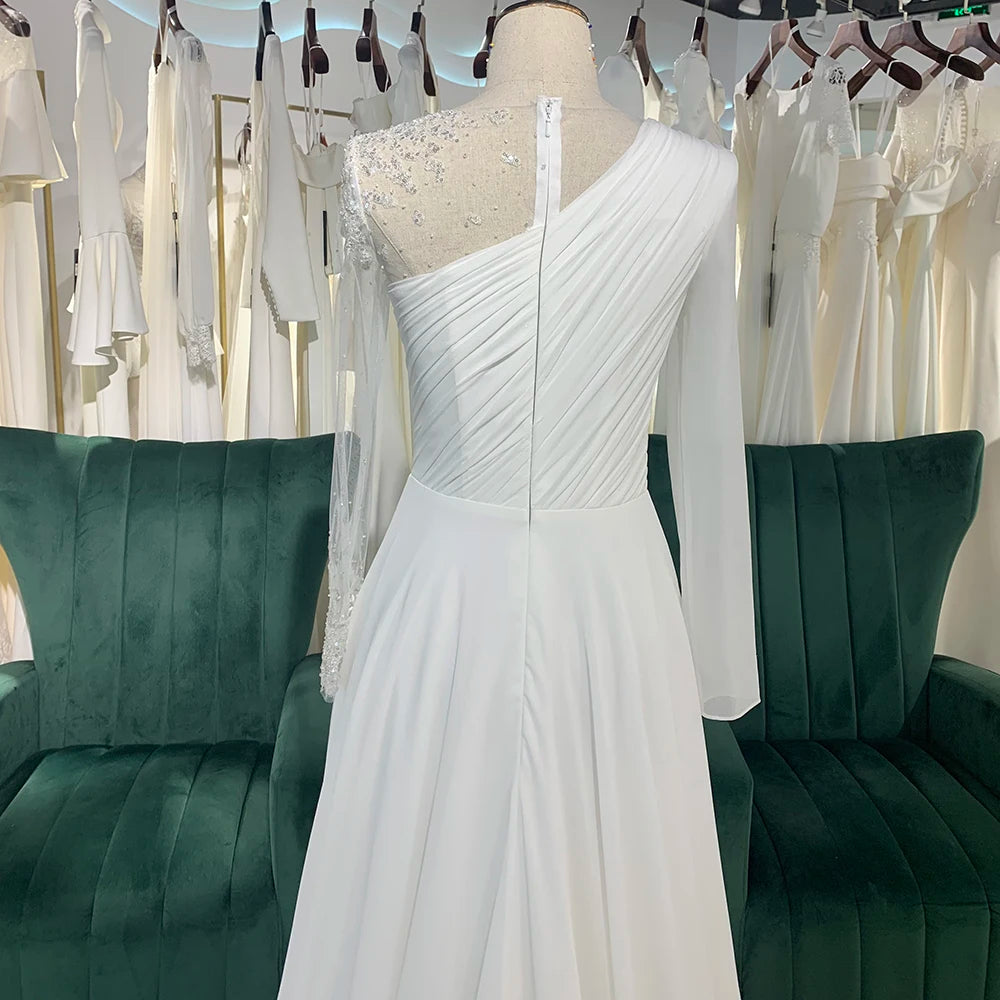 Jancember LSSG068 New Bride Dress Long Cheap Wedding Dresses Princess Wedding Dresses With High Quality