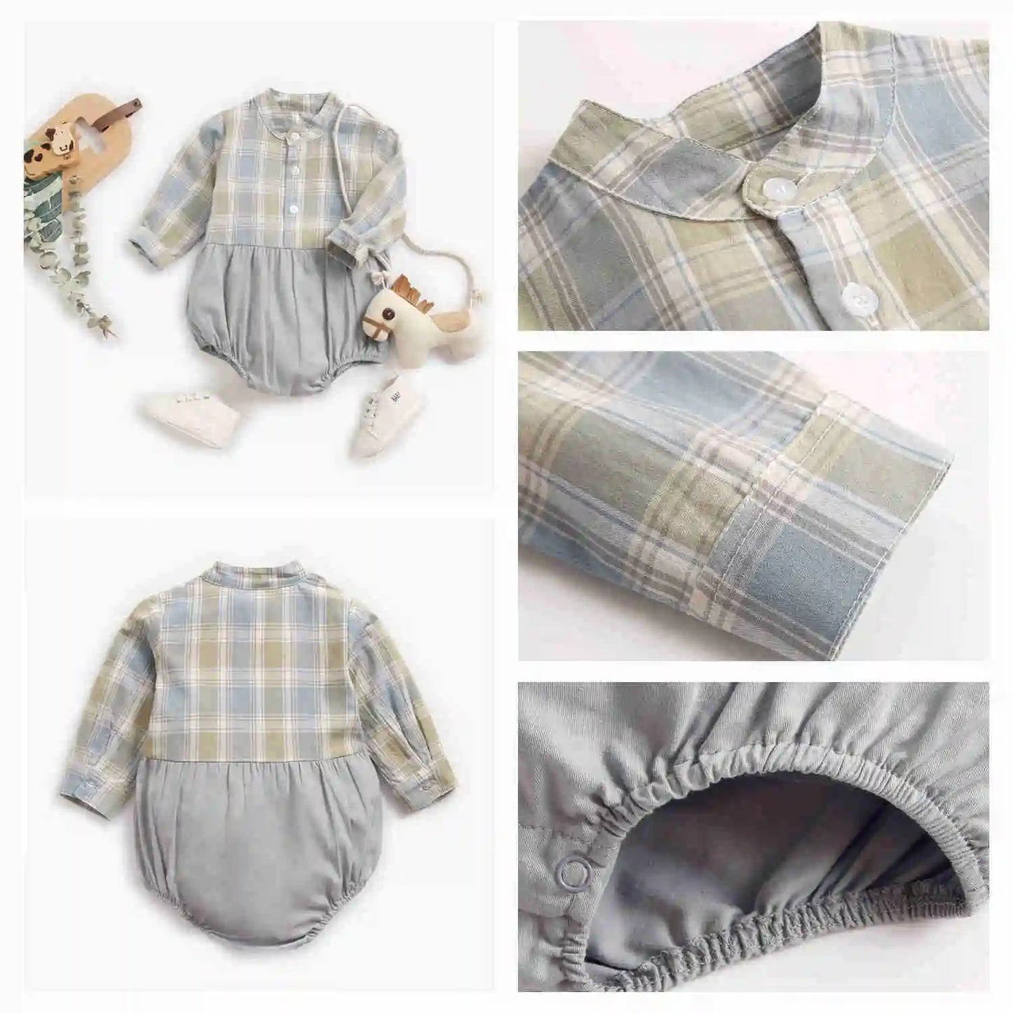 Sanlutoz Herbst Baby Jungen Bodys Kleinkind Kleidung Onesies Mode Langarm