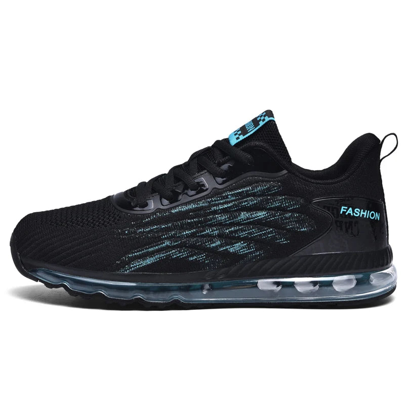 Comfortable Men Shoes Sneakers Male Mens Casual Tenis Black Comfortable Sports Shoes Big Size Air Cushion Walk Shoes