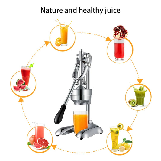 Stainless Steel Citrus Fruits Squeezer Orange Lemon Juicer Lemon Fruit Pressing Machine Press Juicer Home commercial.
