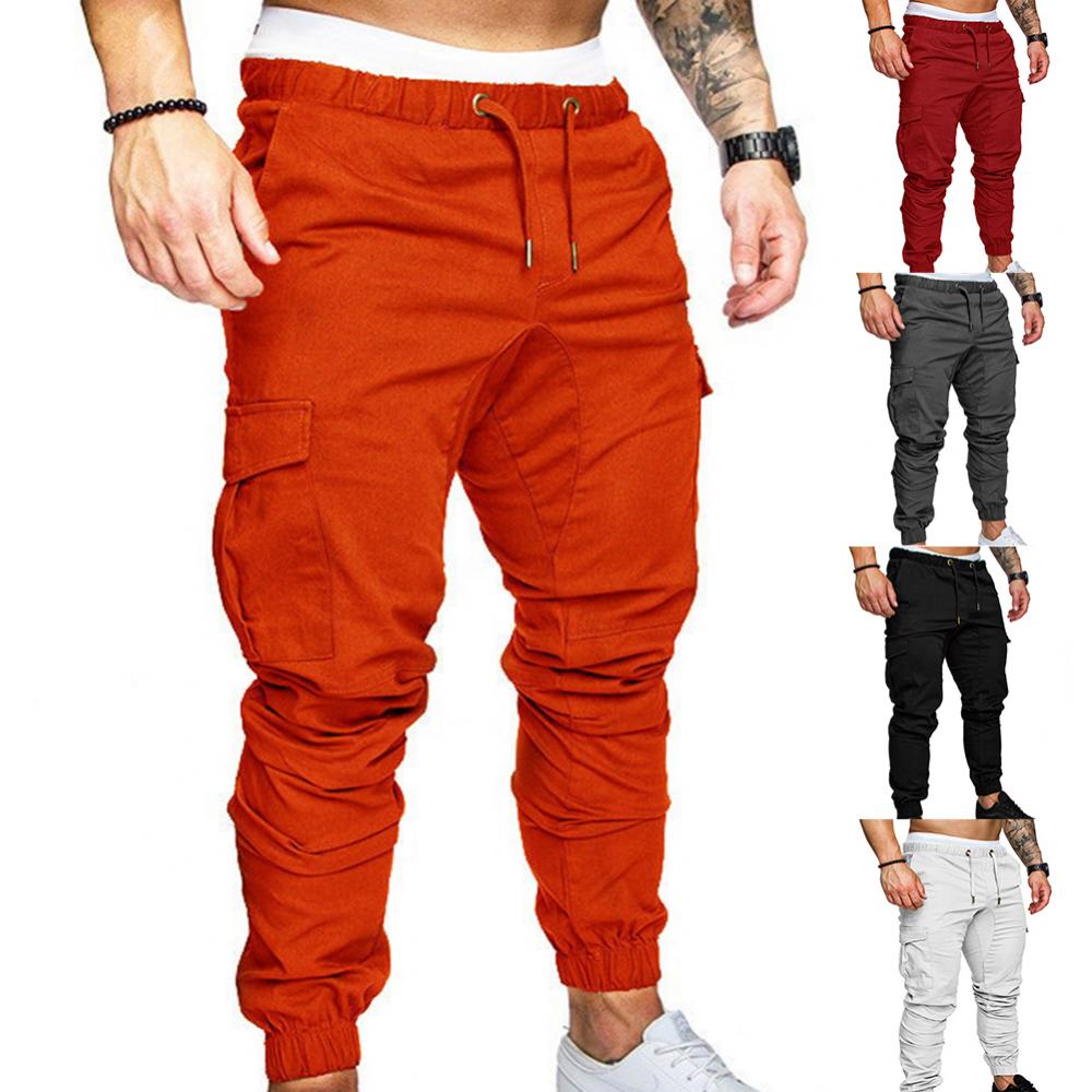 50%HOT2022 Neue männer Casual Jogging Hosen Einfarbig Tasche Hosen Sport Hosen männer Hosen Straße Hüfte Halen Jogging hosen