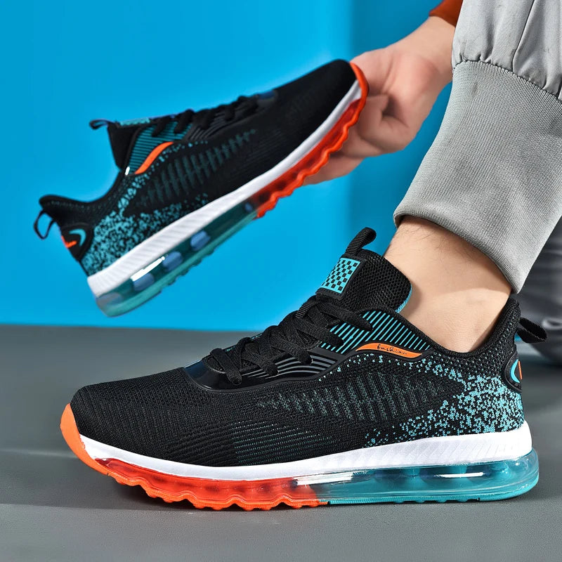 Breathable Quality Unique Light Outdoor Fashion Sneakers Weight Men Sport Air Cushion Running Casual Walking Shoes