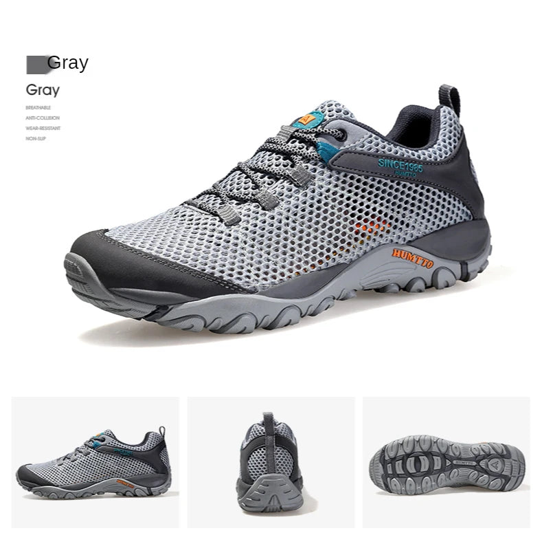 HUMTTO Sommer Wandern Turnschuhe Schuhe für Männer 2021 Atmungsaktive Outdoor Trekking Sport Herren Wasser Schuhe Klettern Walking Mann Schuhe