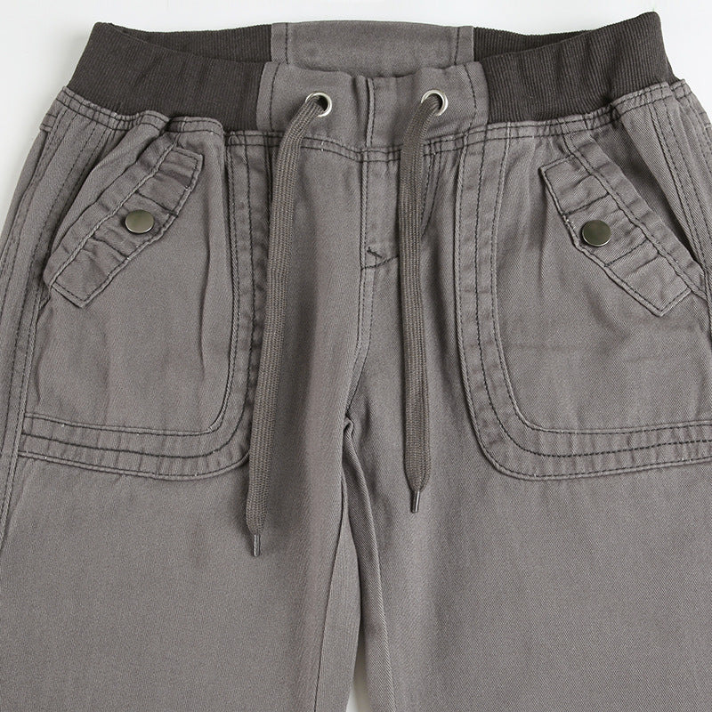 Vintage Y2K Flared Jeans Retro Button-up Low Rise Casual Denim Hose Harajuku 2000er Jahre Hose Basic Aesthetic Mom