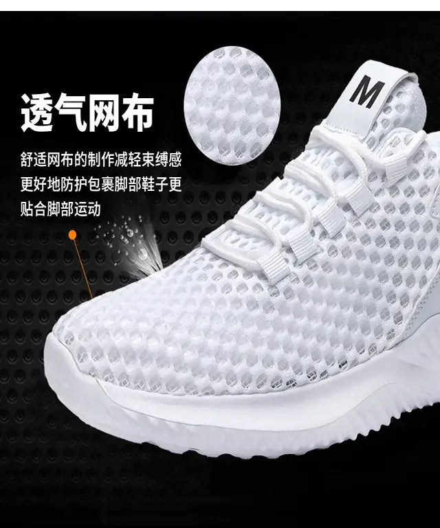 Sommer Tennis Casual Mesh Schuhe Atmungsaktive Hohl training fitness Plattform Weichen Boden Läuft Leichte Vulkanisierte Schuhe