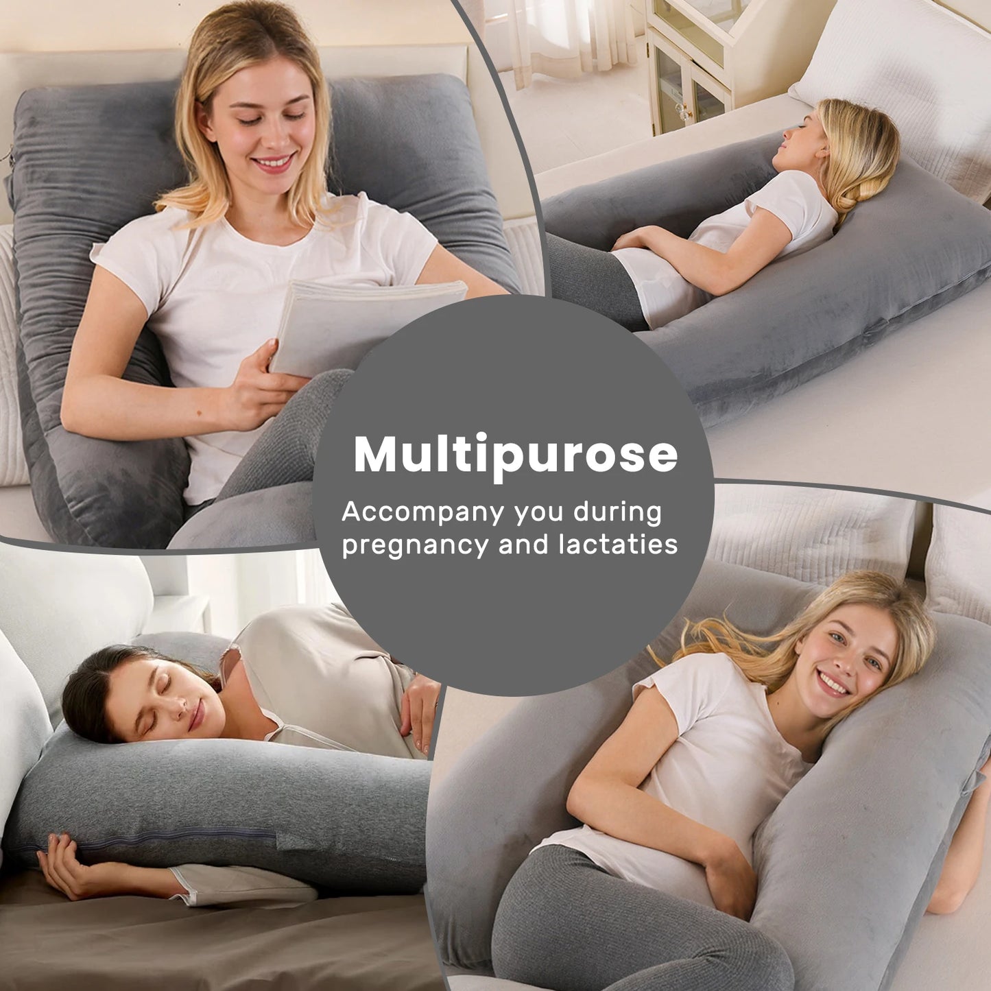 Pregnancy Pillows for Sleeping, J Shaped Full Body Maternity Pillow, Pregnancy Pillow for Women, Full Body Pillows for Sleeping.