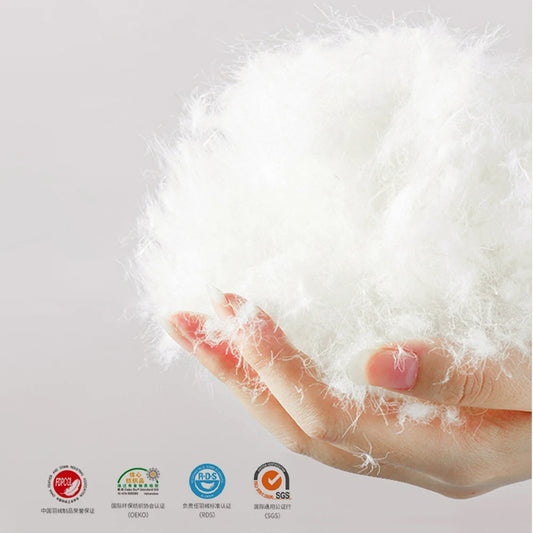 Sondeson Winter 100% Goose Down Quilt Filler 3D Bread Fluffy Duvet Insert Ultra-Soft Queen King Comforter All Season Blankets.